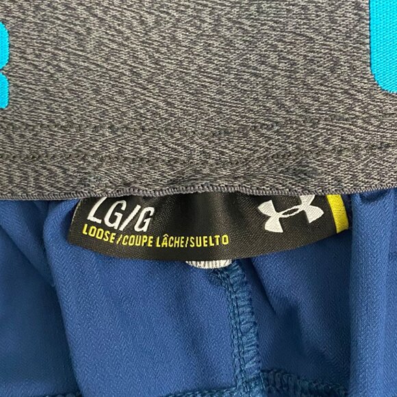 Under Armour Performance Stretch Golf Pants Blue Men's Large Athletic Activewear - Picture 8 of 9